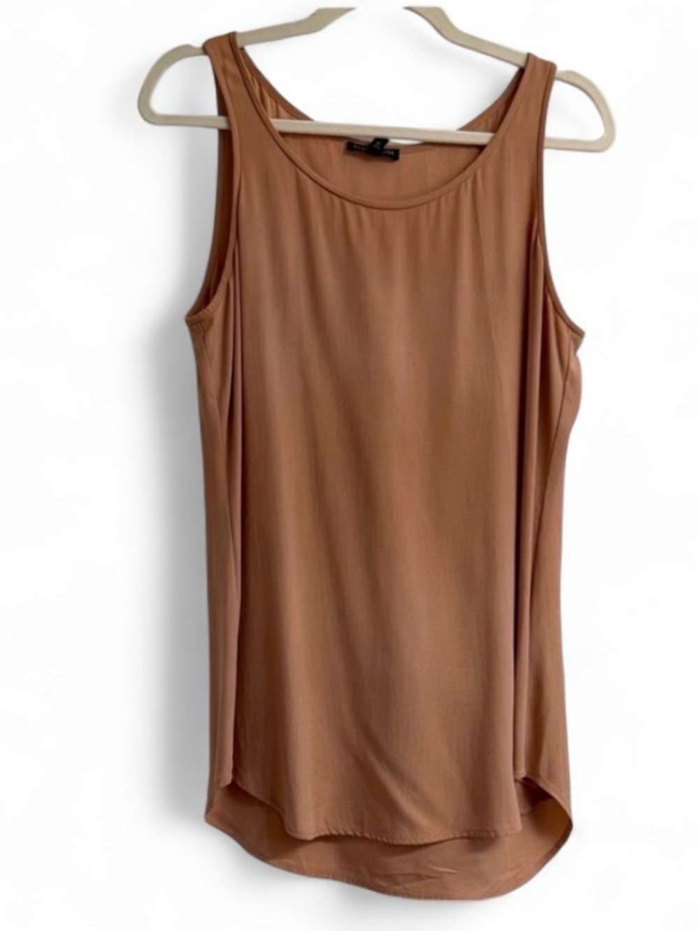 EILEEN FISHER Russet Nutmeg Silk Tank Top Size Small - Picture 2 of 11